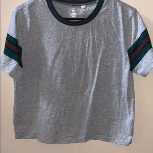 Me to We | Grey Basics Crop Top | Large